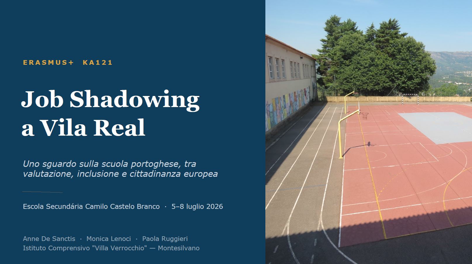 ERASMUS+ Job Shadowing a Vila Real